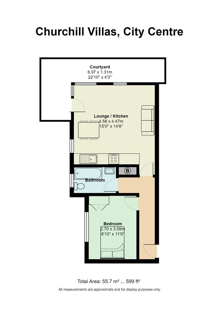 Floorplan for Churchill Way, City Centre